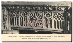 Postcard Old Tours Museum of Antiquities of Touraine
