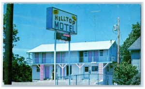 c1960 Hilltop Motel Silver Dollar City Branson Missouri Vintage Antique Postcard