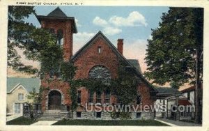 First Baptist Church in Attica, New York