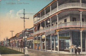 Panama Colon Front Street Scene