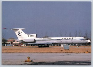 Airplane Postcard China Airlines Airways Tupolev 154M B-2603 FM25