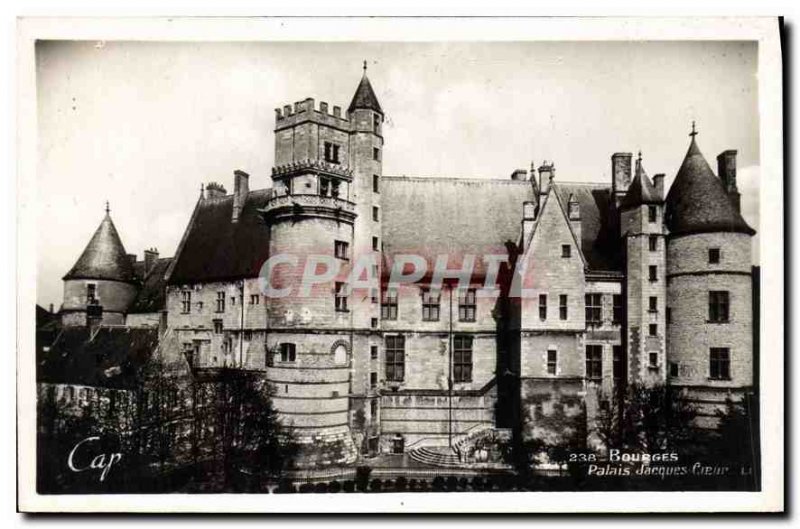 Old Postcard Bourges Palais Jacques Coeur