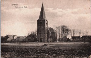 Netherlands Ermelo Hervormde Kerk Vintage Postcard C125