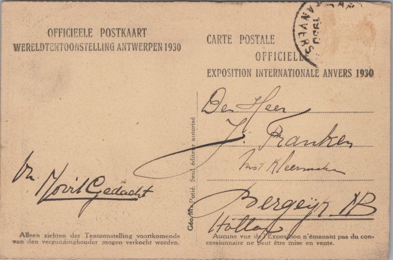 Belgium Antwerp Anvers Aankomst Van De Koning Vintage Postcard 03.20 