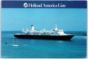 Postcard - M.S. Nieuw Amsterdam - Holland America Line