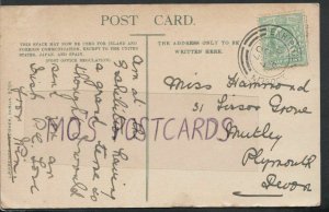 Family History Postcard - Hammond - 31 Lisson Grove, Mutley, Plymouth RF1864