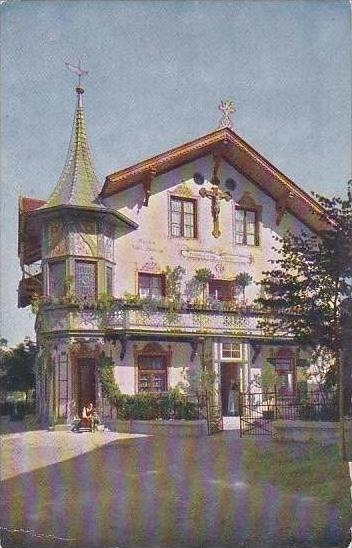 Germany Oberammergau Haus des Christusdarstellers Anton Lang