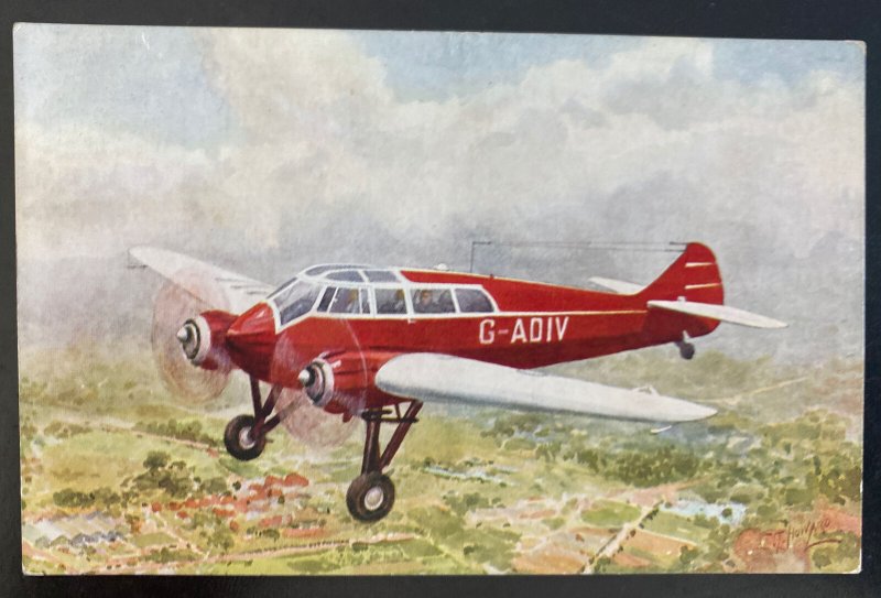 Mint England Color Picture Postcard Aviation Monsopar ST 25 Speed Airplane B 