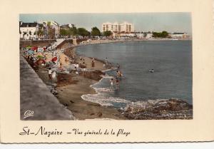 BF13887 st nazaire vue generale de la plage france front/back image