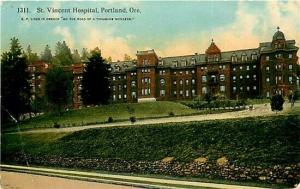 OR, Portland, Oregon, Saint Vincent Hospital, Portland Post Card A-18401