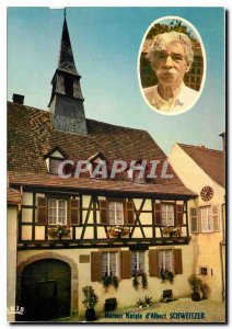 Modern Postcard Kaysersberg Haut Rhin Albert Schweitzer