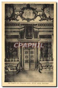 Old Postcard The chapel of the Black Penitents Interior