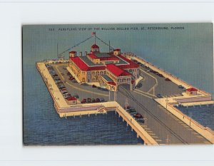 Postcard Aeroplane View Of The Million Dollar Pier, St. Petersburg, Florida