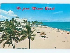 1974 Typical Beach Scene Miami Beach Florida FL Q3858