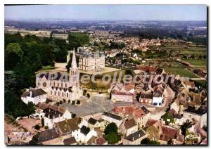 Postcard Modern Montfort Rotrou the Sarthe General Aerial View