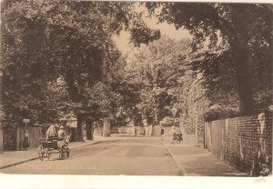 Lot of four (4) Tuck Silvertte Series Postcards: Viewsof english cities  and pla