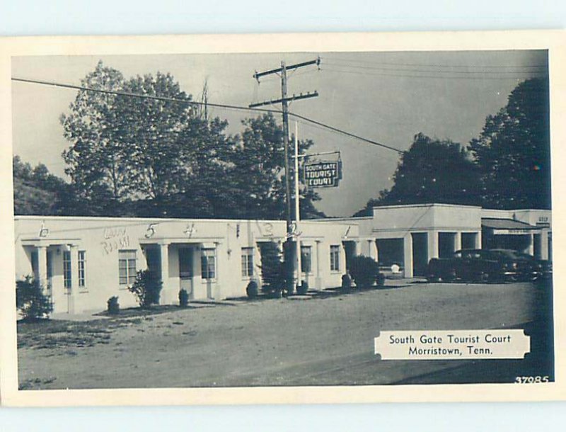 1940's SOUTHGATE TOURIST COURT MOTEL Morristown Tennessee TN AD9135