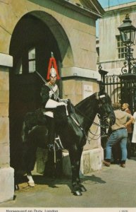 Military Postcard - Horseguard on Duty, London   RS21318