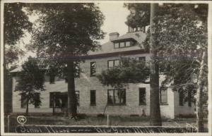 New York Mills MN School House c1910 Real Photo Postcard rpx