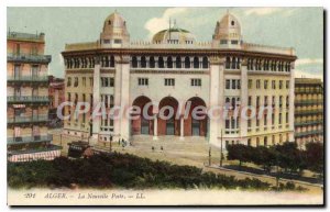 Old Postcard Algiers New Post Office