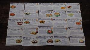 Group of 25 B and M Foods Recipe Cards with Envelope Antique J76029