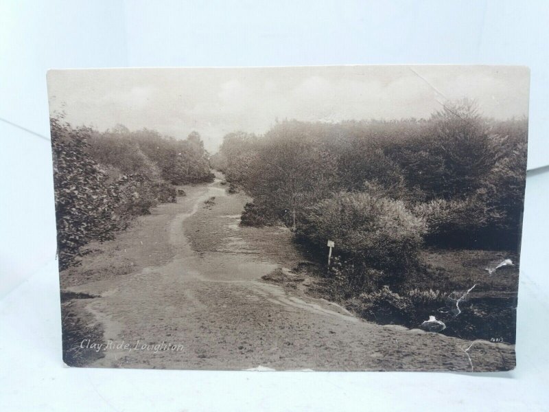 Clay Ride Loughton Essex Vintage Postcard