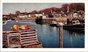 Kennebunkport Harbor Maine ME WB Postcard UNP VTG Unused Vintage 