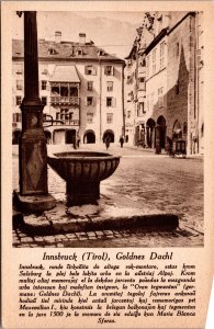 Mint Germany Stamp Innsbruck Austria RPPC Postcard  Esperanto Description