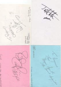 Sweet Inspiration R&B Group UB40 Bill Haley 4x Hand Signed Page s