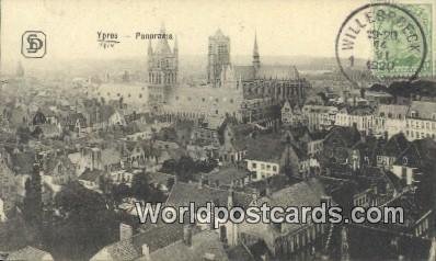 Ypres, Belgium 1920 Stamp on front 