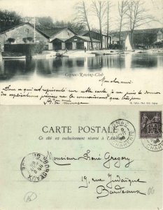 france, COGNAC, Rowing Club (1898) Postcard