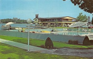 Riveredge Motel Alexandria Bay, New York NY Postcards