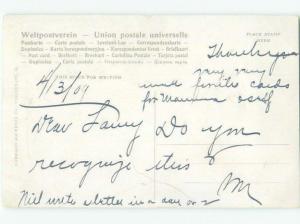 Divided-Back BRIDGE SCENE Cincinnati Ohio OH HJ1508