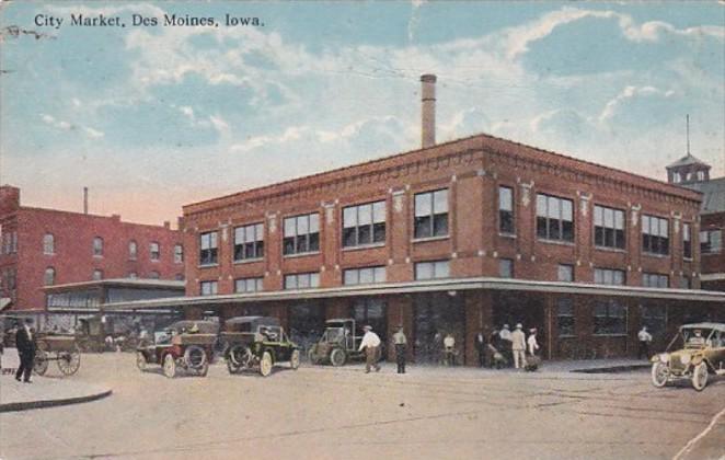 Iowa Des Moines City Market Curteich