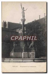Old Postcard Nolay Monument Centennial