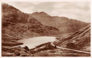 BR102129 valentine loch restal near arrochar real photo 218403  scotland