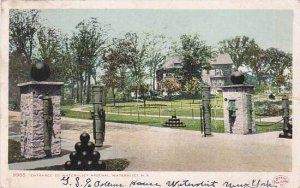 New York  Watervliet Entrance To Watervlerat Arsenal 1906