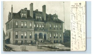 1900-06 High School Leadville, Colo. Postcard F150E