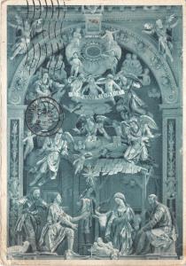 BF37080 augsburg germany krippendarstellung vom hochaltar des ehem