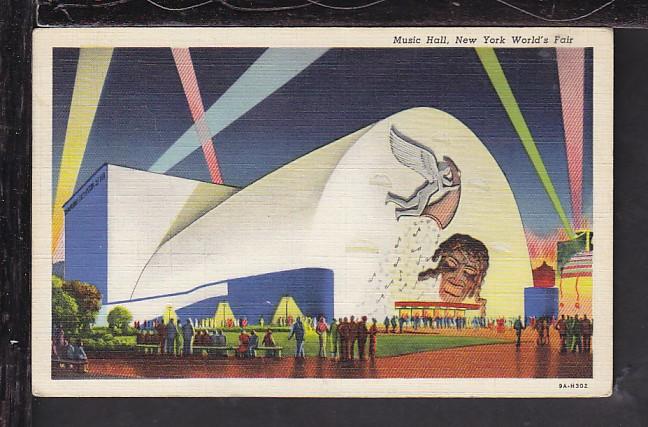 Music Hall,New York World's Fair Postcard 