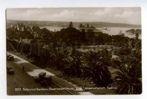 493161 Australia Sydney botanical garden conservatory cars Vintage photo