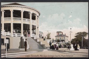 America Postcard - Cape Elizabeth, ME, Cape Cottage Casino  DR749