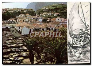 Modern Postcard Madeira Yacht