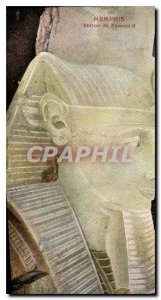 Postcard Ancient Egypt Egypt Memphis Statue of Ramses II