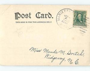 Pre-1907 COAL FLEET SHIP BOATS Marietta Ohio OH A0822