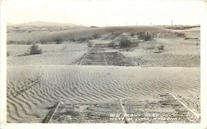 Postcard RPPC 1940s Arizona Yuma Old Plank Road Frashers AZ24-862