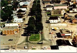 Canada New Brunswick Grand Falls Broadway Street Business Area 1989