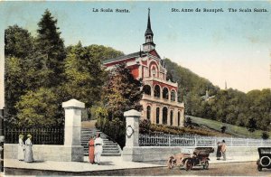 Ste Anne De Beaupre Quebec Canada 1910 Postcard The Scala Santa