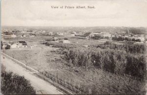 View of  Prince Albert SK Birdseye Saskatchewan c1908 James Postcard H54