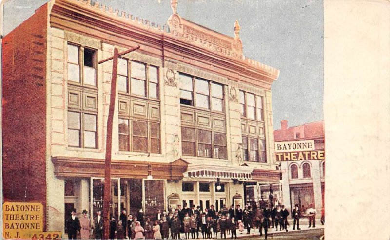 Bayonne New Jersey Bayonne Theatre Vintage Postcard AA68627